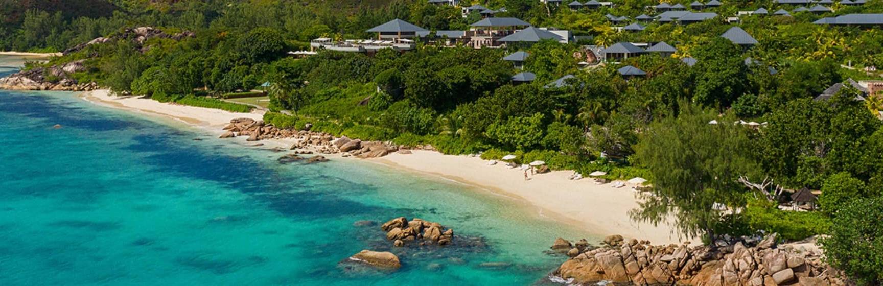 Raffles seychelles vista hotel e praia
