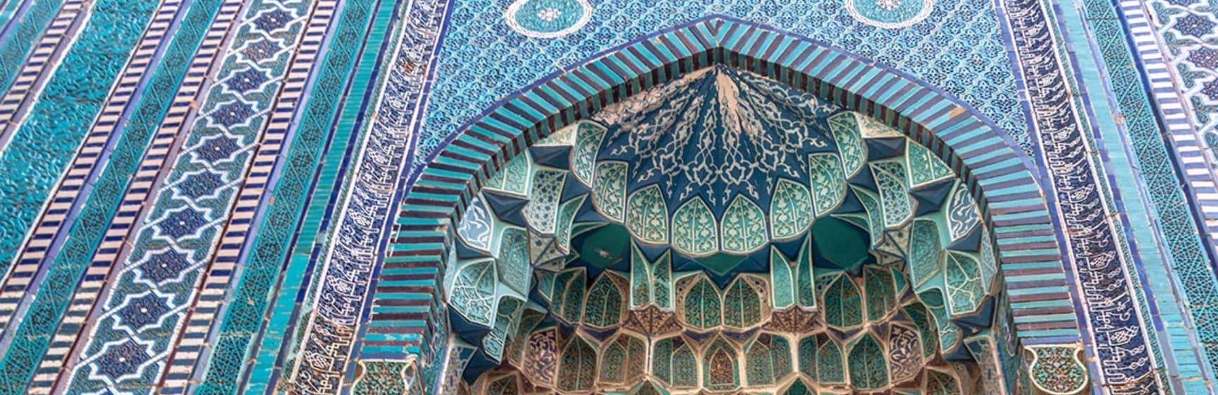 Samarkand medieval necropolis complex of shah i zinda samarkand