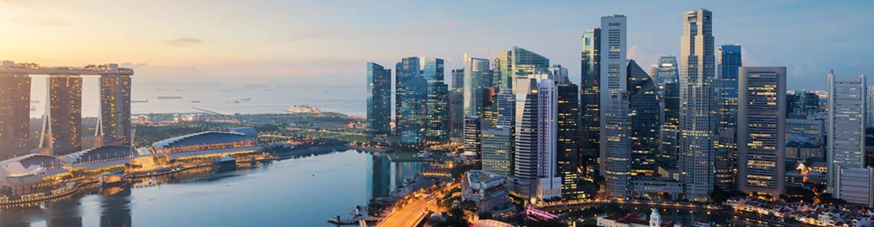 Singapura vista aerea