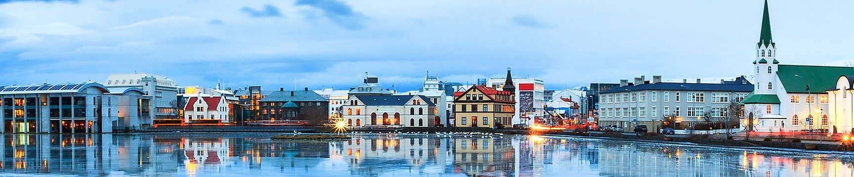 Skyline de Reykjavik, Islândia