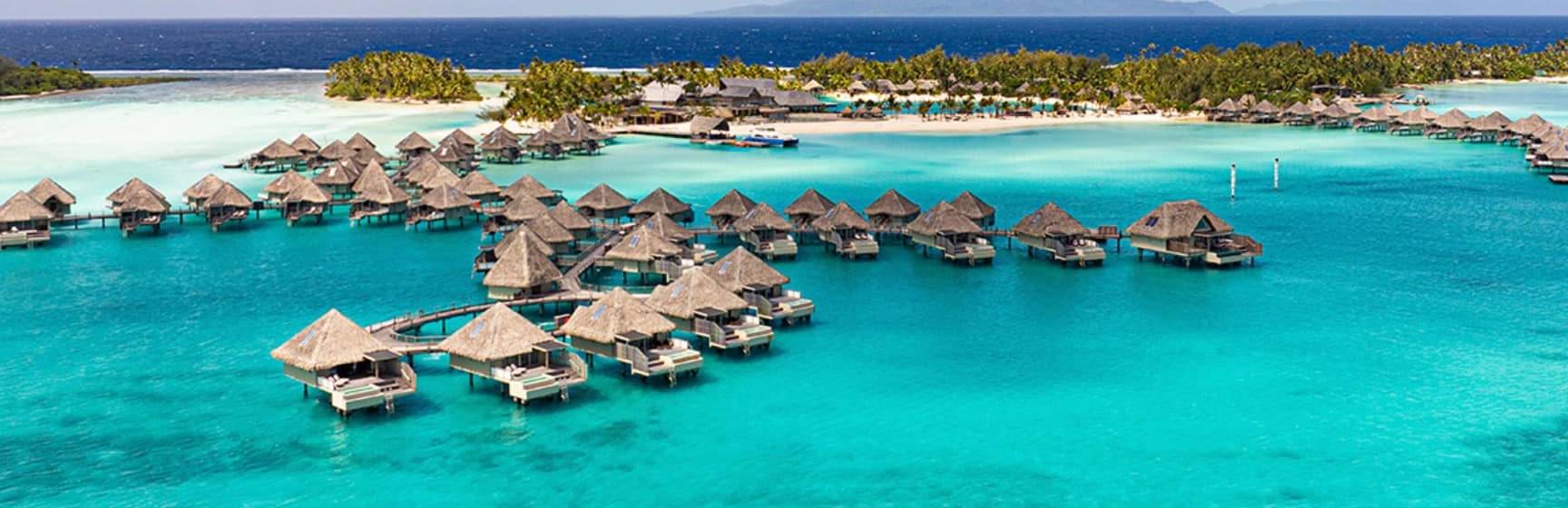 Tahiti the westin bora bora resot vista aerea geral