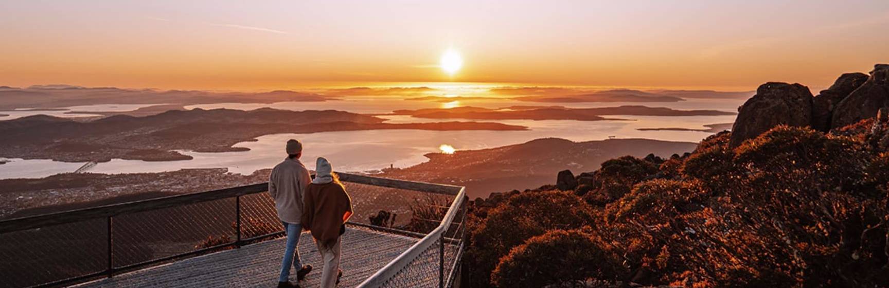 Tourism australia mount wellington hobart tasmania
