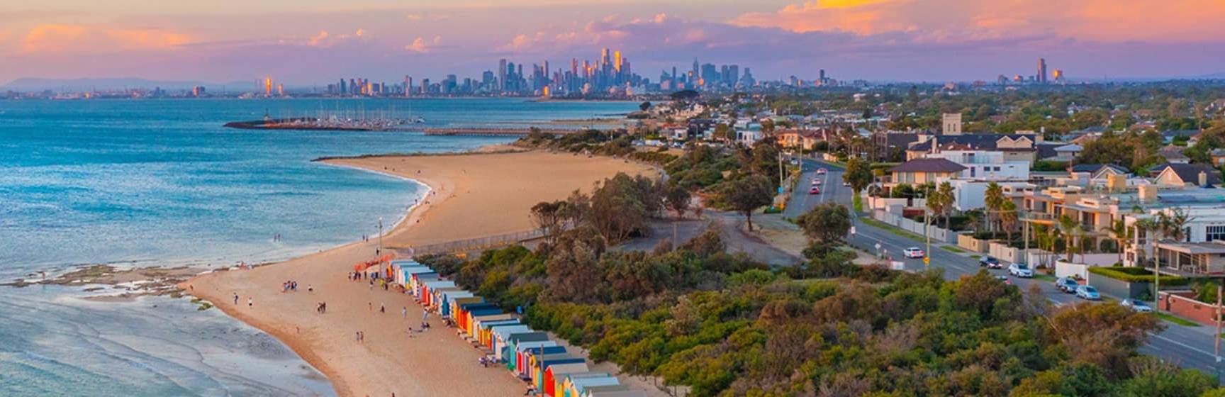 Tourism australia victoria melbourne brighton beach