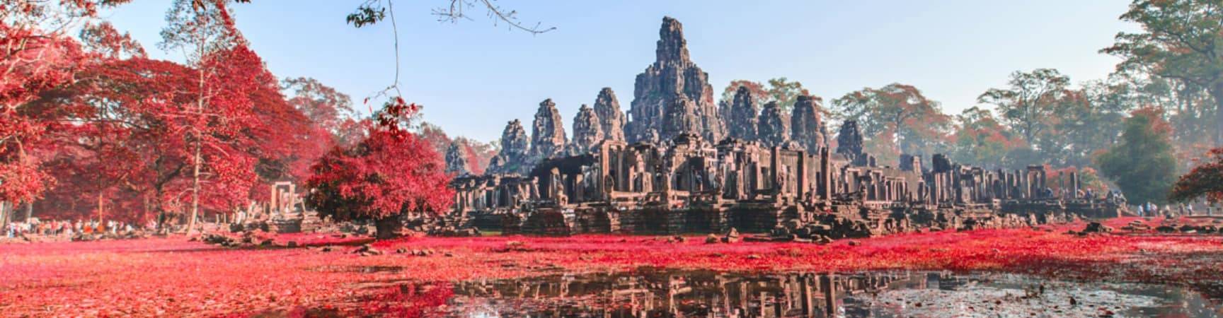 Viagem Camboja Templo Bayon