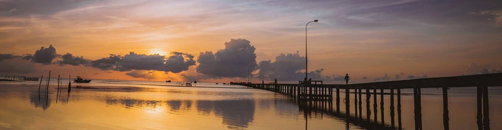 Vietna phuquoc pier pordosol