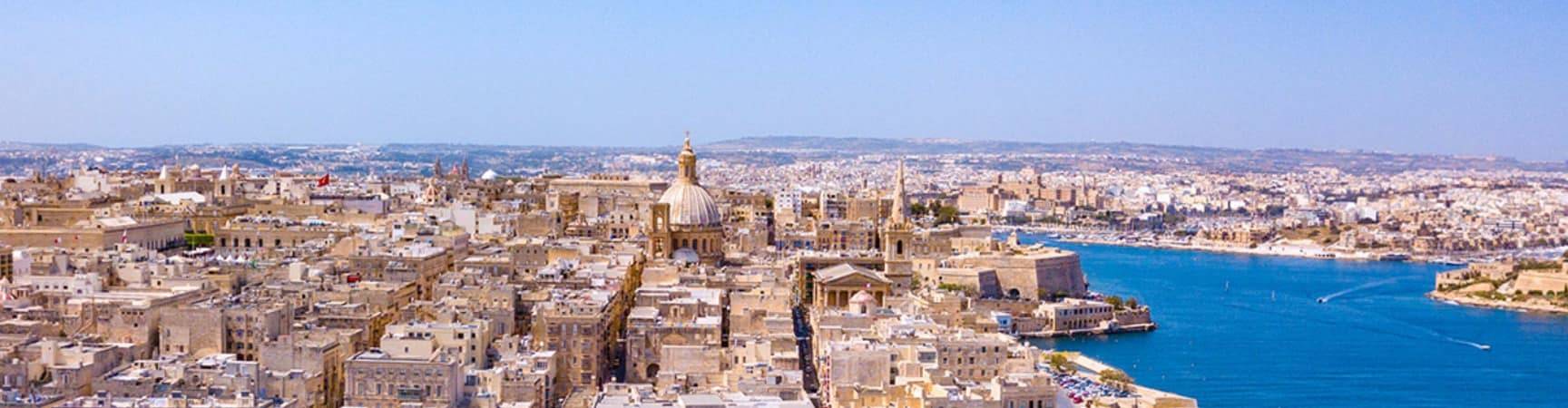 Vista de valletta malta freepick