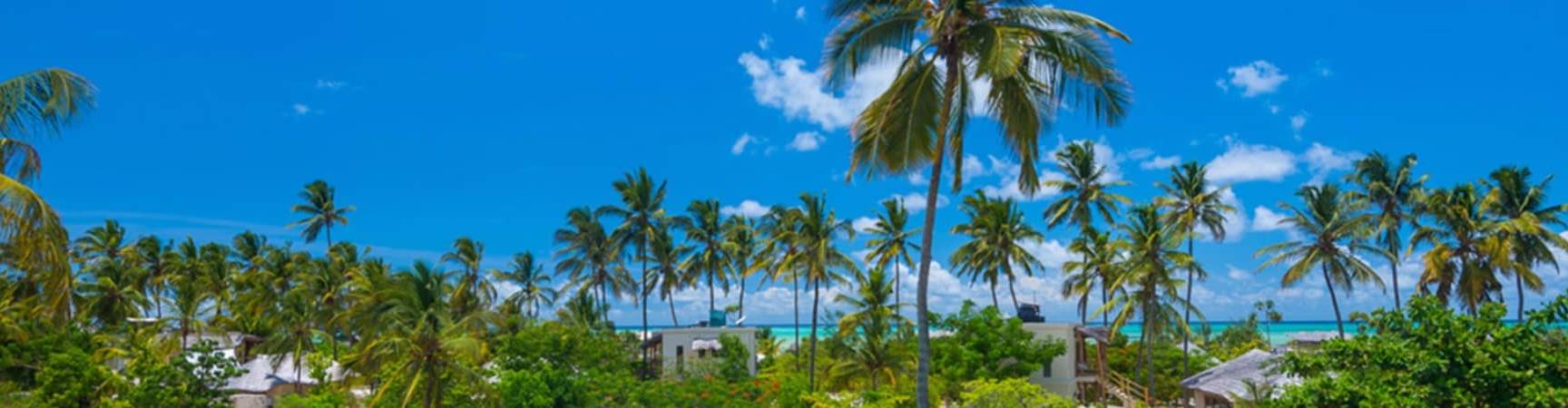 Zanzibar white sand luxury villas vista aerea