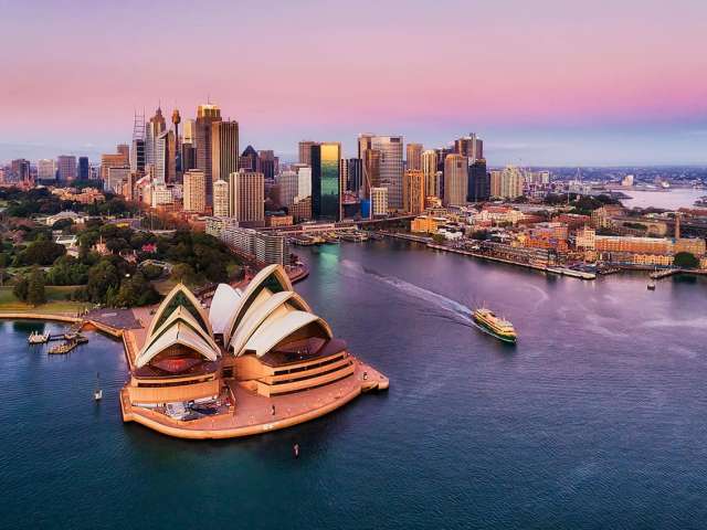 Australia sydney vista aerea opera house