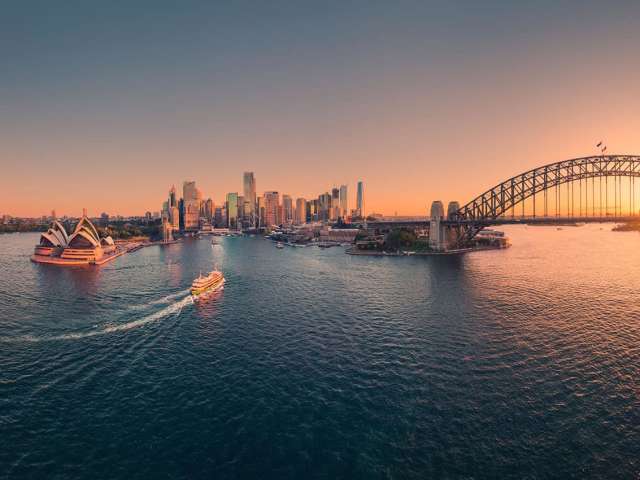 Tourism australia sydney vista aerea baia