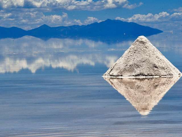Bolivia salar de uyuni vista