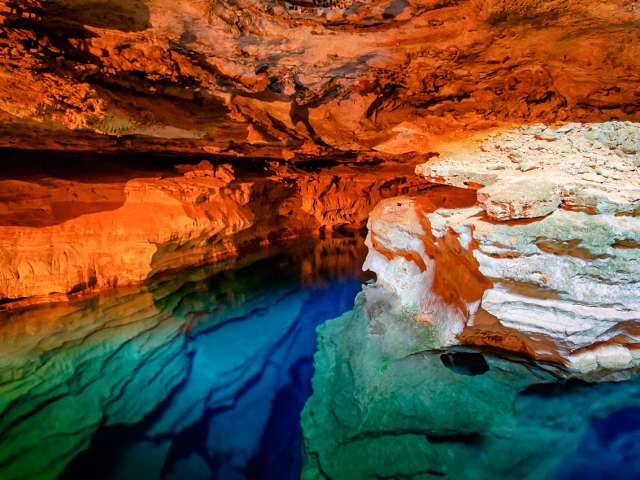 Brasil bahia chapada diamantina caverna