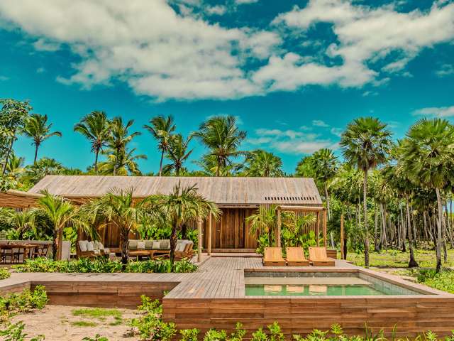 Casa daia ceara brasil vista panaromica