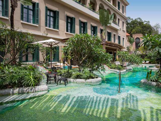 Rosewood hotel s o paulo emerald pool