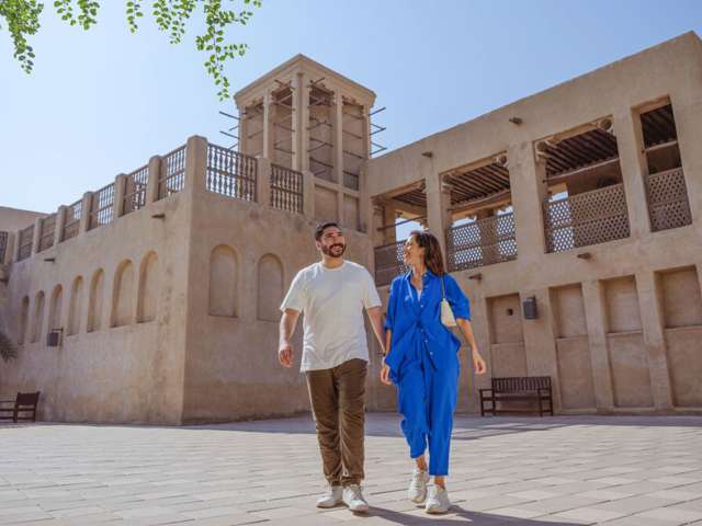 Dubai emirados arabes parques e diversao casal passeio