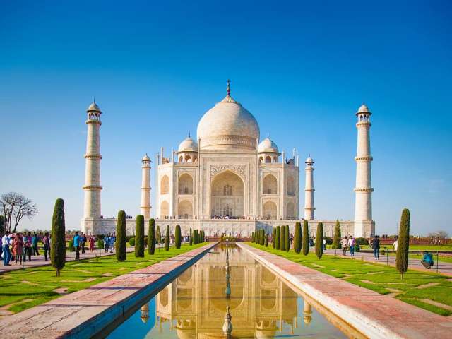 India agra taj mahal templo