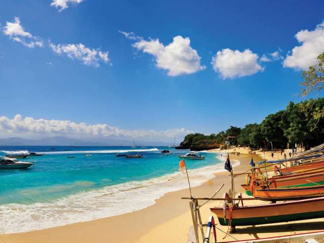 Praia Dream, Nusa Lembongan, Bali, Indonésia
