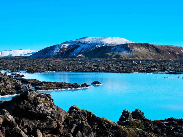 Islandia lagoa azul