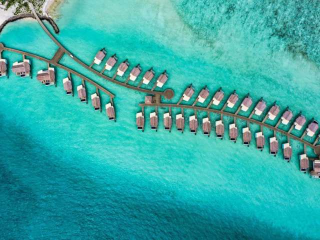 Hard rock hotel maldives vista aerea