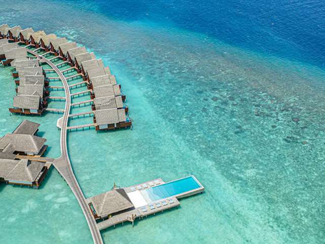 Heritance aarah aerial view ocean wing