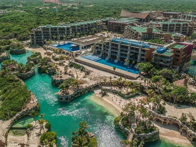 Xcaret mexico vista aerea