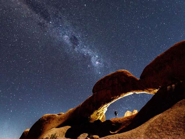 Deserto a noite
