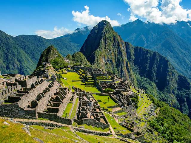 Peru machupicchu montanha