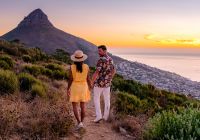 Africa do sul cape town couple romance table mountain