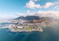 Vista aérea de Cape Town, África do Sul