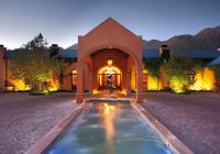 La residence franschhoek entrada noite