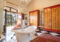 La residence franschhoek superior suite banheira
