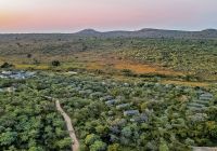 Mdluli safari aerial view of lodge