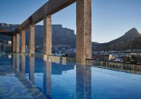 The silo vista da piscina