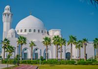 Arabia saudita dammam mesquita branca