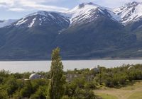 Argentina pristine camp vista com tendas