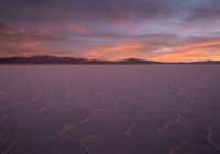 Argentina pristine camps salinas grandes entardecer