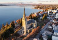 Catedral em Bariloche, vista aérea