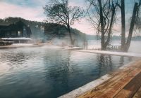 Las balsas relais chateaux piscina inverno