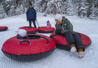 Aspen Colorado montanha tubing família snowmass
