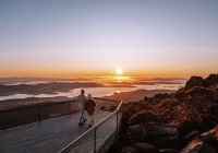 Tourism australia mount wellington hobart tasmania