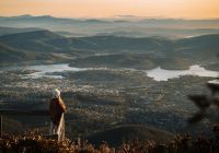 Tourism australia mulher mount wellington hobart