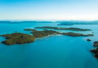 Vista aérea Hamilton Island, Austrália
