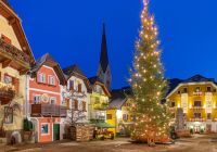 Austria viena mercado de natal rathausplatz vila