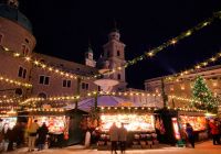 Mercado de Natal em Salzburg, Áustria