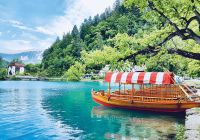 Barco lago bled