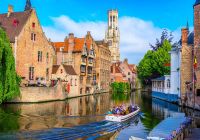 Belgica bruges centro com canal