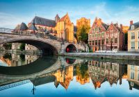 Belgica gent catedral medieval sint michielskerkt