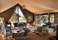 Botswana little machaba tent interior