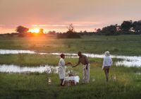 Botswana great plains duba plains camp sundowner