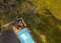 Little sable vista aerea piscina