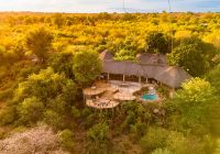 Machaba safaris web ngoma lodge aerial teak forests safari